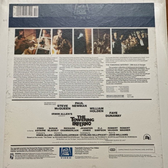 3 lot CED Fox, Blue Max 2, Towering Inferno 1, French Connection - Picture 7 of 10